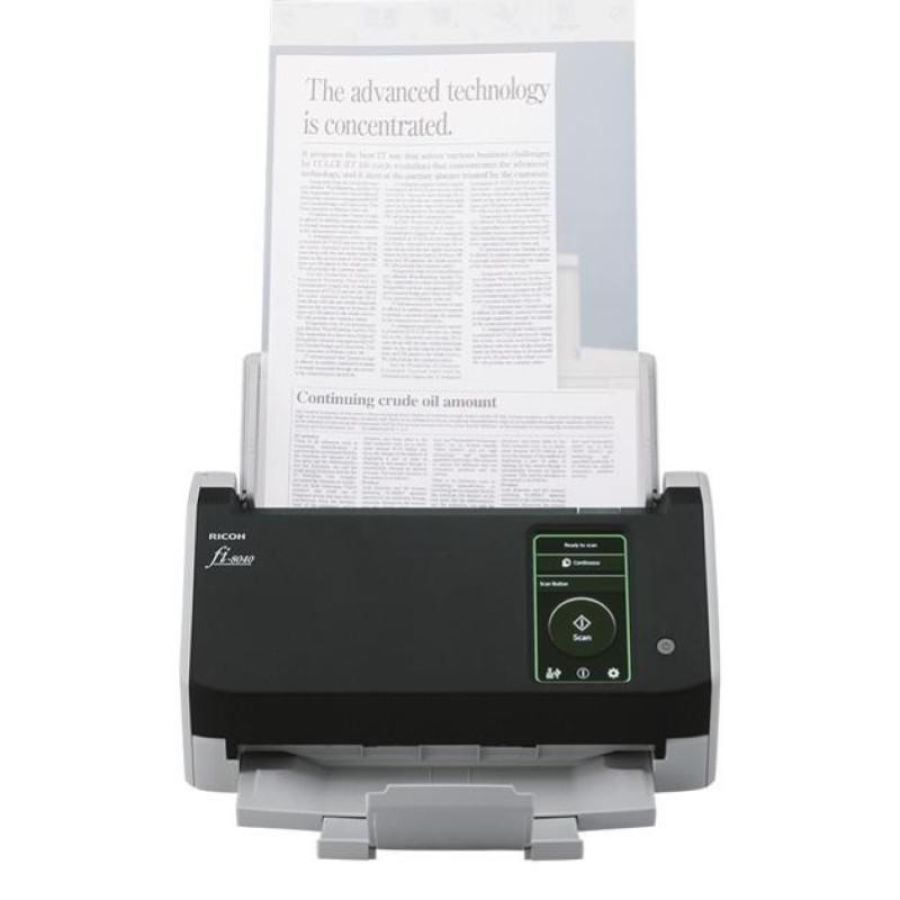Ricoh fi-8040 adf + scanner ad alimentazione manuale 600 x 600 dpi a4 nero, grigio