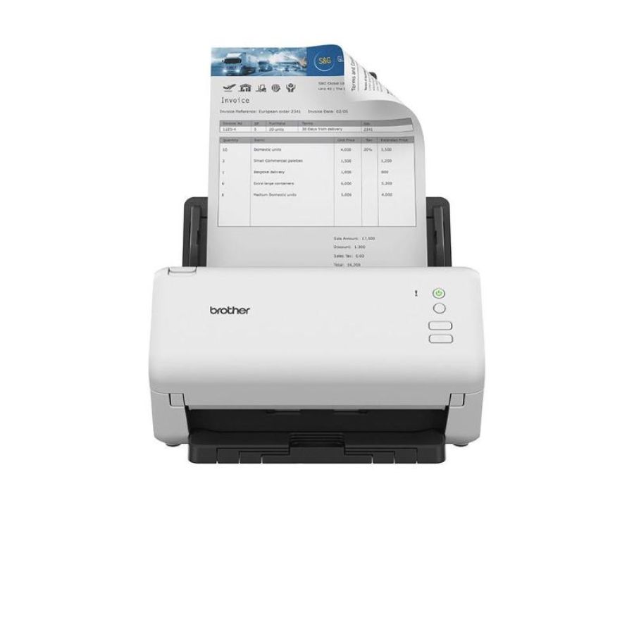 Brother ads-4100 scanner scanner adf 600 x 600 dpi a4 nero, bianco