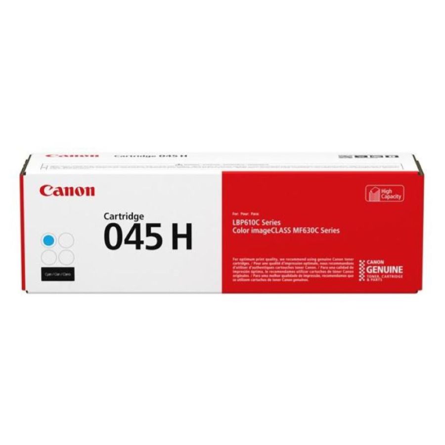Canon 045 h cartuccia toner 1 pz originale ciano