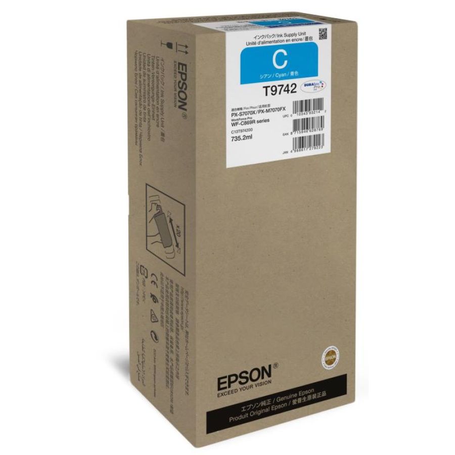 Epson cyan xxl ink supply unit