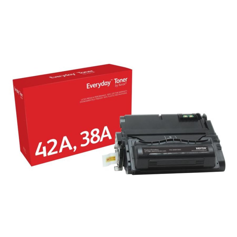 Everyday toner ? di xerox nero compatibile con hp 38a (q5942a/ q1338a), capacità standard