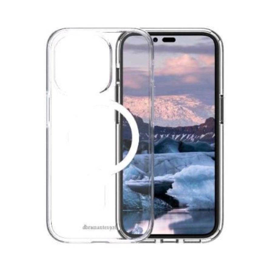 Dbramante 1928 iceland pro apple iphone 14 pro cover protettiva antiurto compatibile con magsafe trasparente