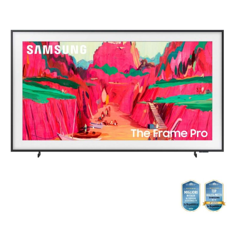 Samsung tv 85 sam 4k uhd the frame pro wir lan dvt2 dvbs2 hdr10 italia smart
