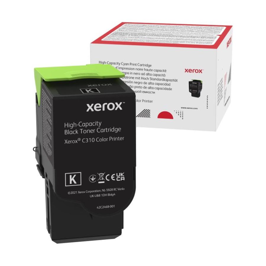 Xerox cartuccia toner nero a high capacity da 8000 pagine per stampante a colori ® c310/multifunzione a colori ® c315