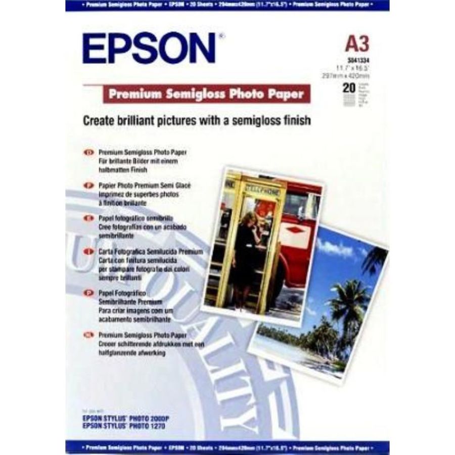 Epson carta fotografica semilucida premium