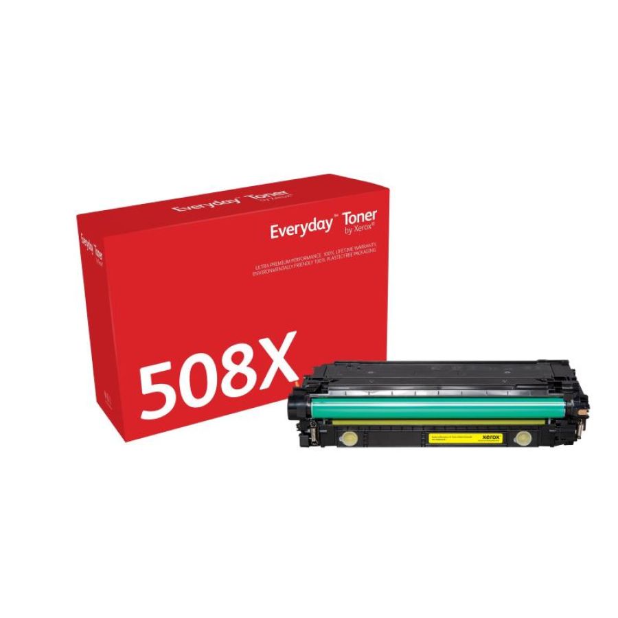 Everyday toner ? di xerox giallo compatibile con hp 508x (cf362x/ crg-040hy), high capacity