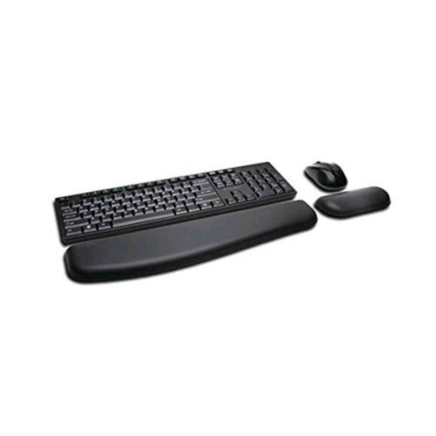 Kensington pro fit set tastiera e mouse wireless 1.200 dpi colore nero