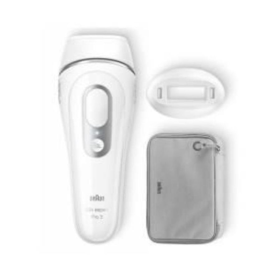 Braun epilatore elettrico silk-expert pro 3 pl3020 bianco/grigio