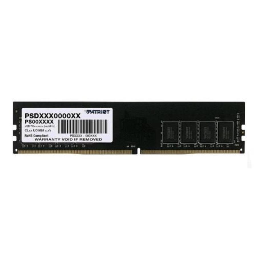 Patriot signature memoria ram dimm 1x16gb 3.200mhz tipologia ddr4 tecnologia dimm black