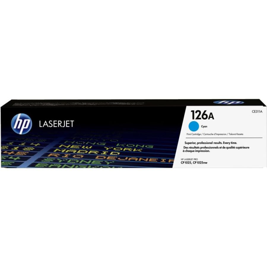 Hp cartuccia toner originale ciano laserjet 126a