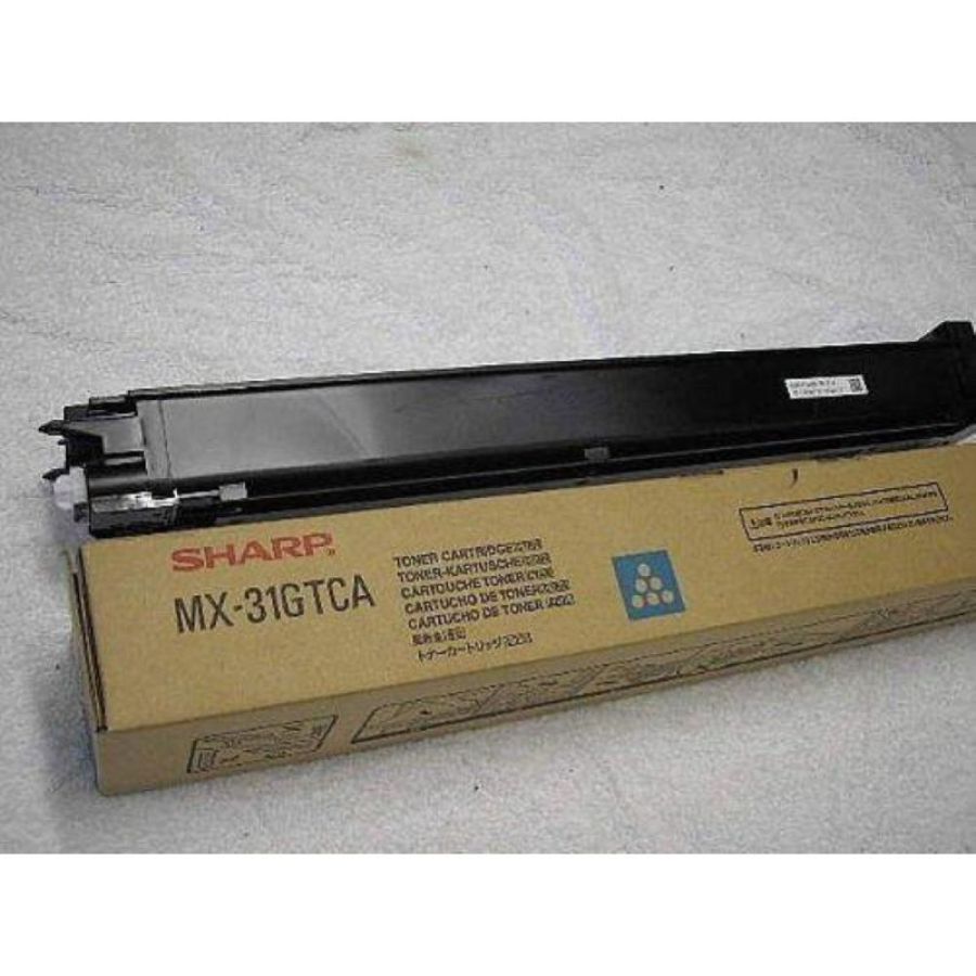 Sharp mx-31gtca cartuccia toner 1 pz originale ciano
