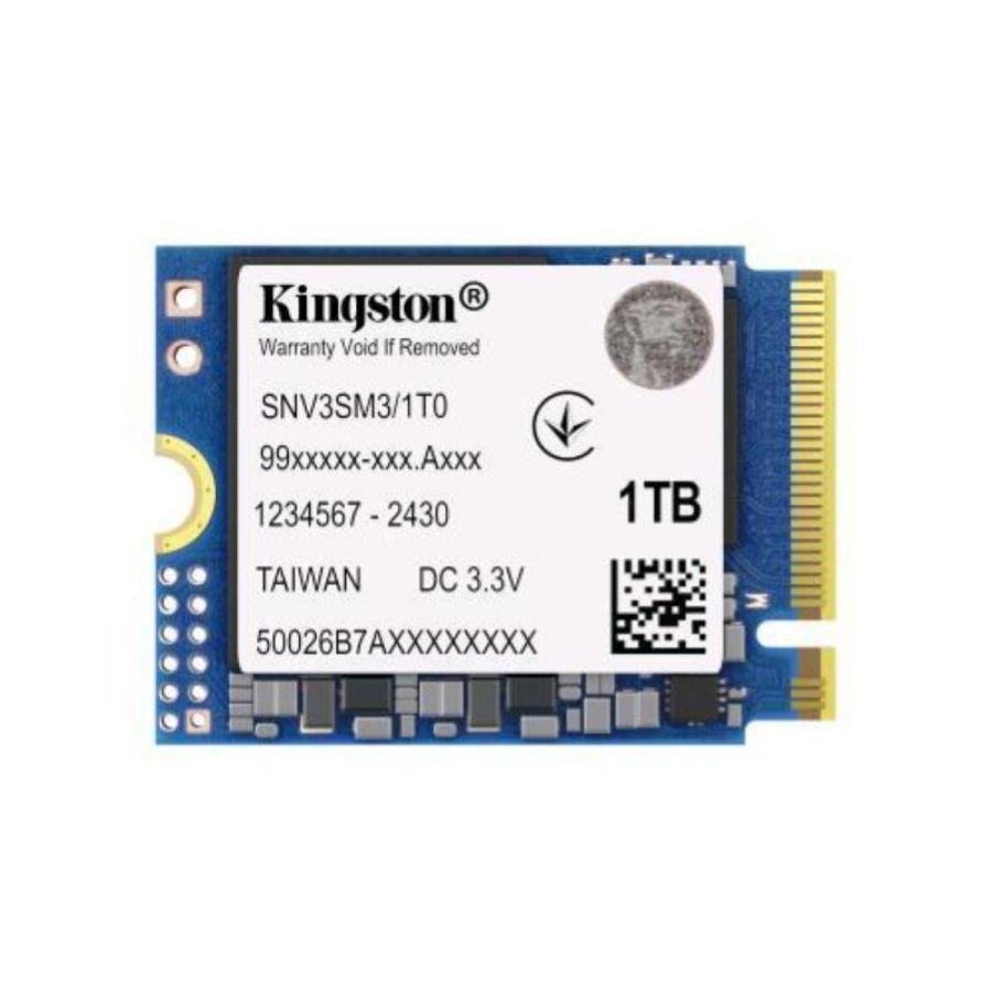 Ssd-solid state disk m.2(2230) nvme 1000gb(1tb) pcie4.0x4 kingston snv3sm3/1t0 read:6000mb/s-write:4000mb/s