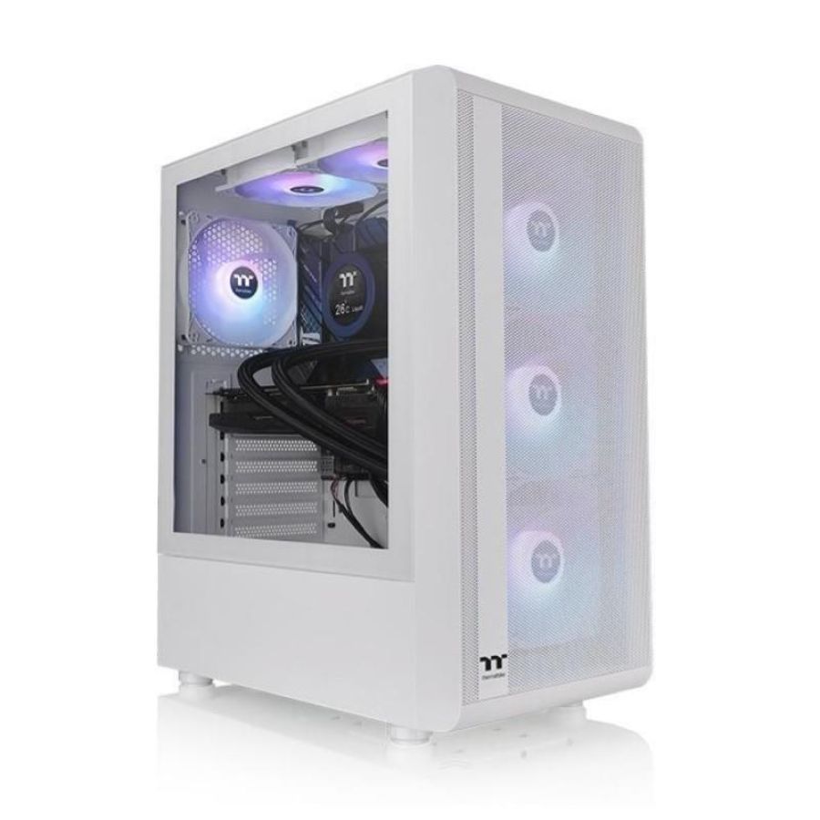 Thermaltake s200 tg argb midi tower bianco