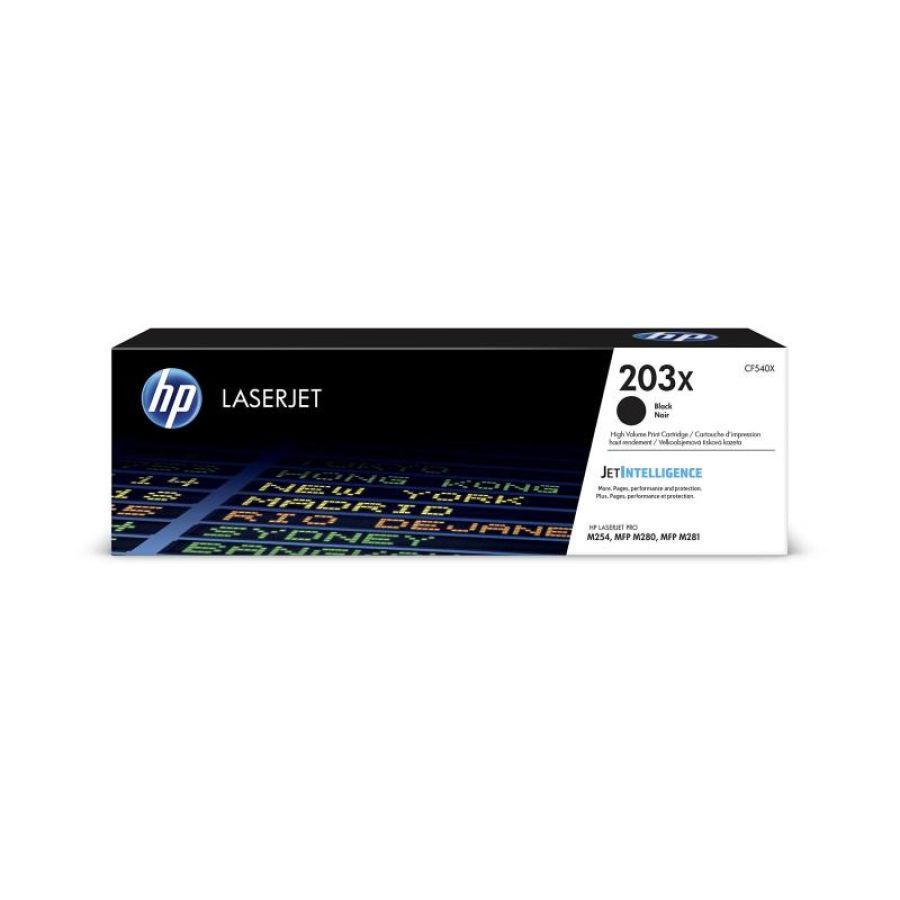 Hp cartuccia toner nero originale ad alta capacità laserjet 203x