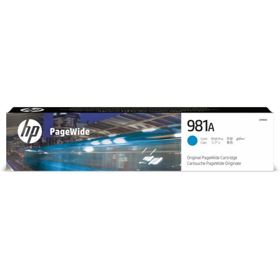 Hp cartuccia ciano originale 981a pagewide