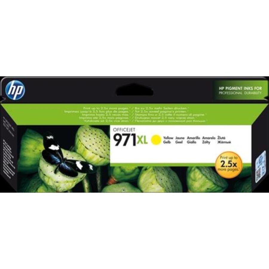 Hp cartuccia originale inchiostro giallo ad alta capacità 971xl
