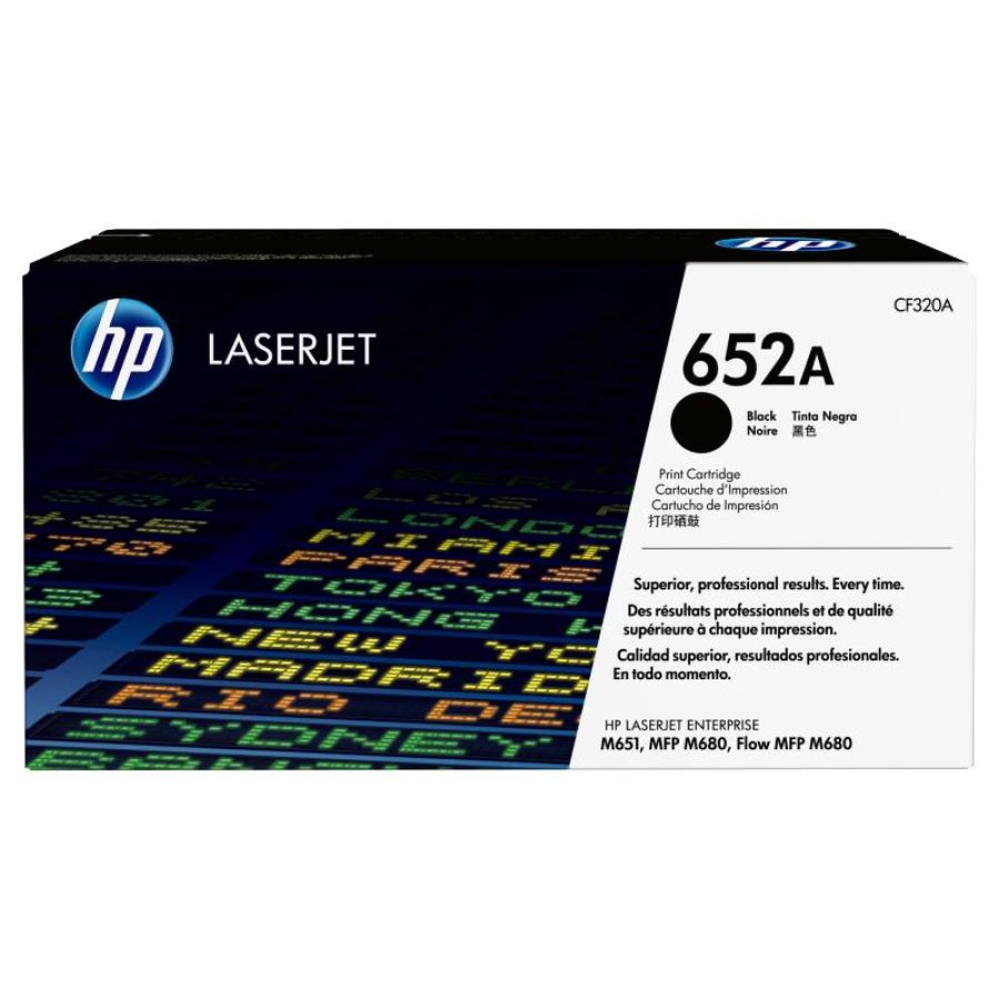 Hp cartuccia toner originale nero laserjet 652a
