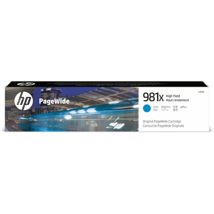 Hp cartuccia ciano originale ad alta capacità 981x pagewide