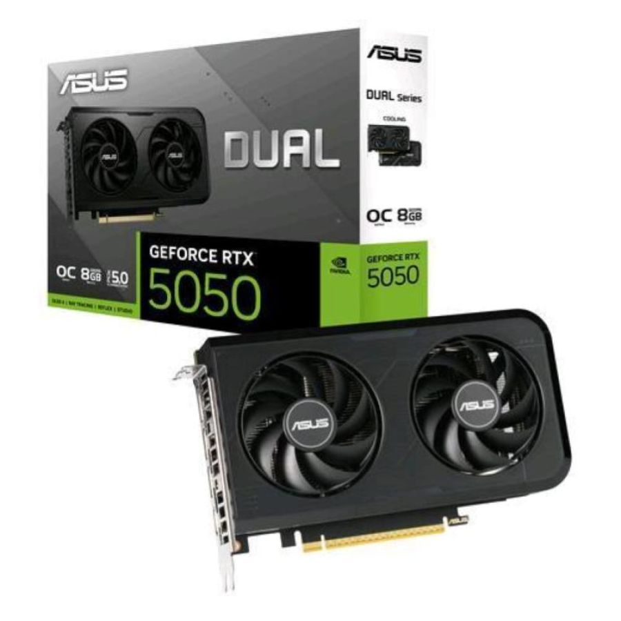 Asus dual geforce rtx 5050 oc edition 8gb gddr6 dlss4 1*hdmi/3*displayport pci ex 5.0 16x