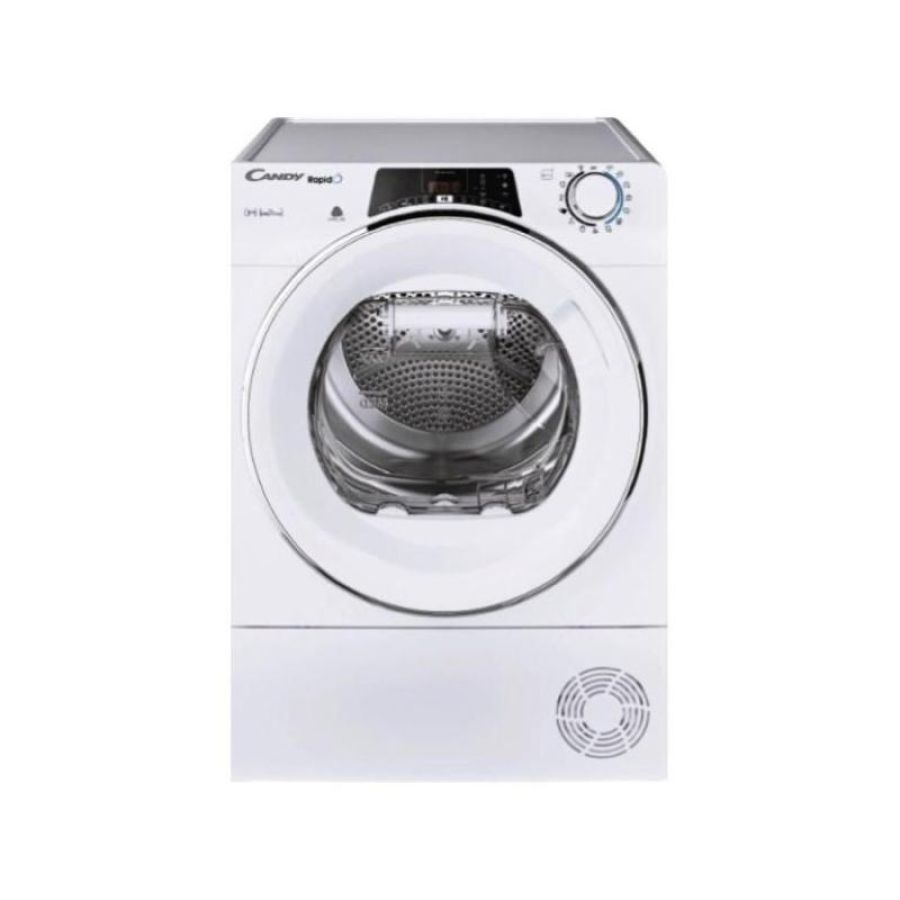 Asciugatrice rapido` roe h8a2tcex-s 8kg 60cm - bianco