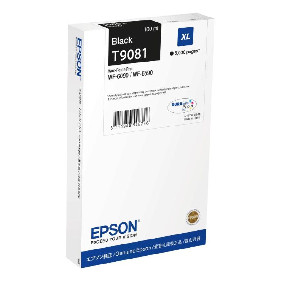 Epson c13t90814n cartuccia d\`inchiostro 1 pz originale resa elevata (xl) nero