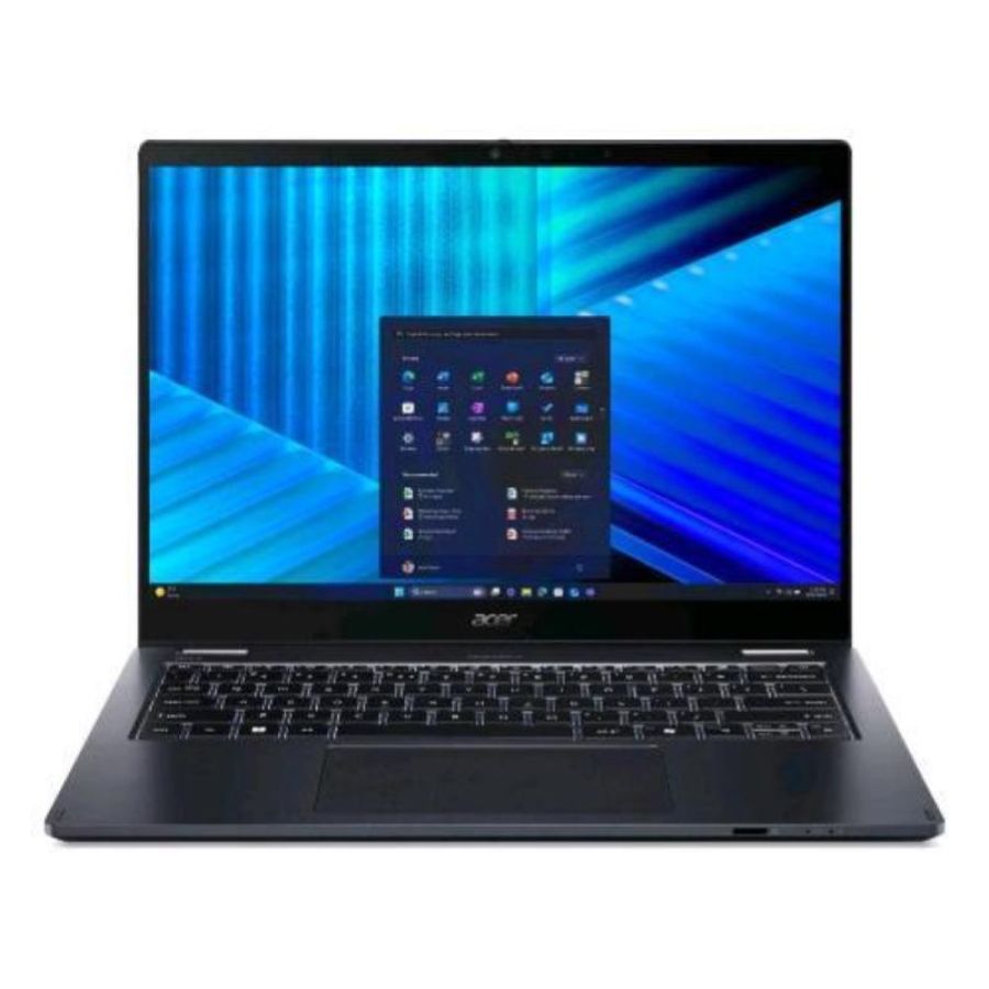 Acer travelmate tmp414rn-55-tco-71x7 14 wuxga touch screen intel core ultra 7 255u ram 16gb-ssd 1tb nvme-intel graphics-wi-fi 7 + gigabit ethernet-win 11 prof blu (nx.bf8et.004)