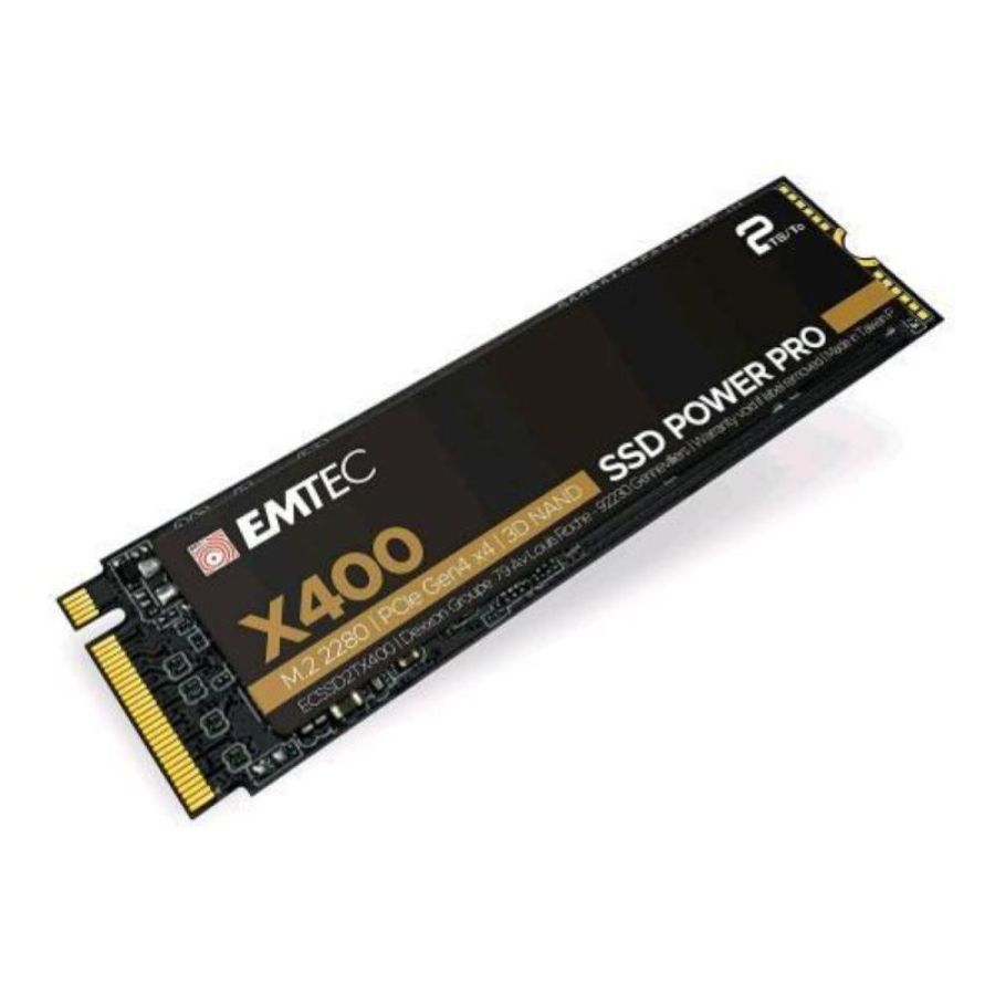 Emtec x400 ssd interna power pro m.2 nvme 2280 2.000gb pcie 4.0 3d nand 3800mb/s