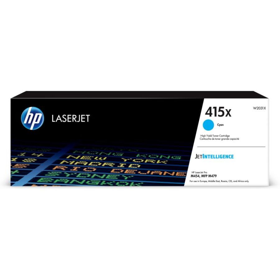 Hp cartuccia toner ciano originale laserjet 415x ad alta capacità