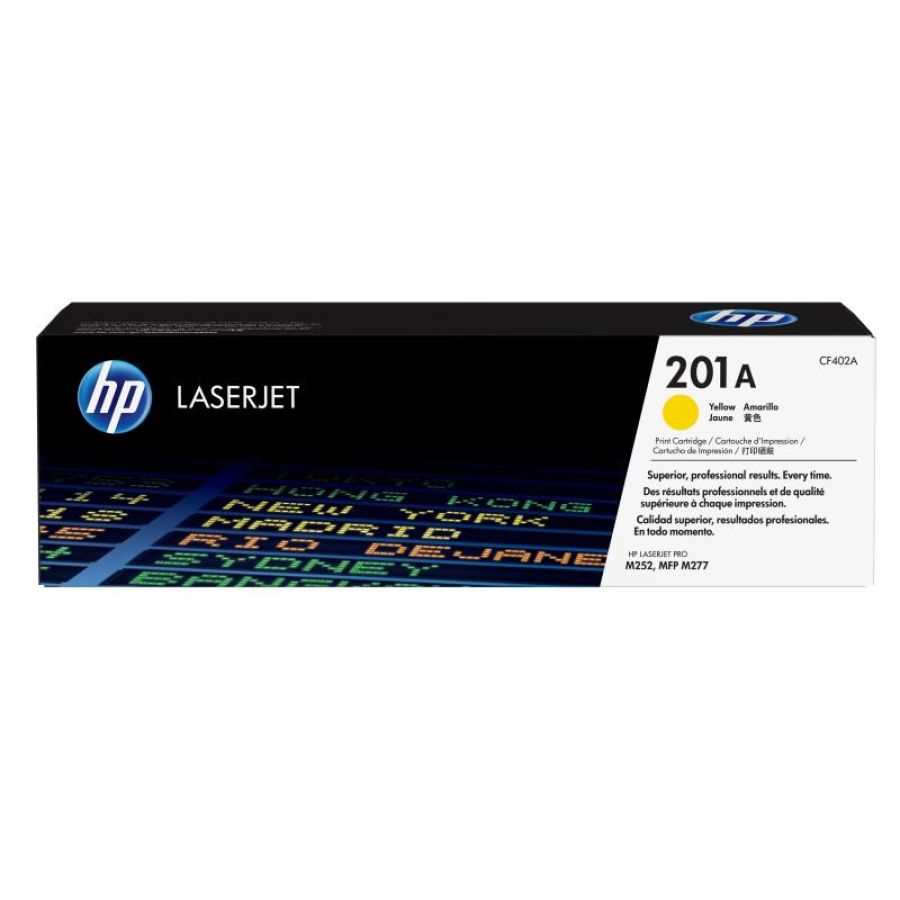 Hp cartuccia toner giallo originale laserjet 201a