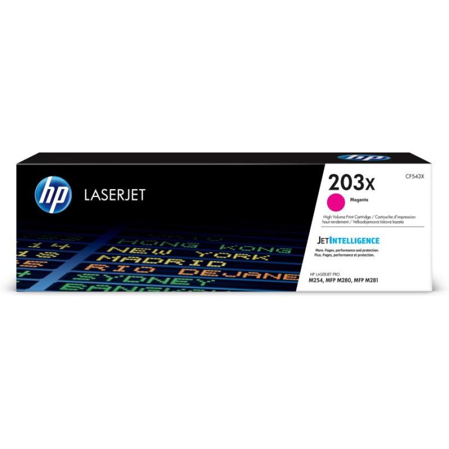 Hp cartuccia toner magenta originale ad alta capacità laserjet 203x