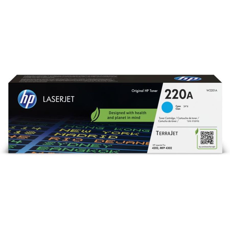 Hp cartuccia toner originale ciano laserjet 220a