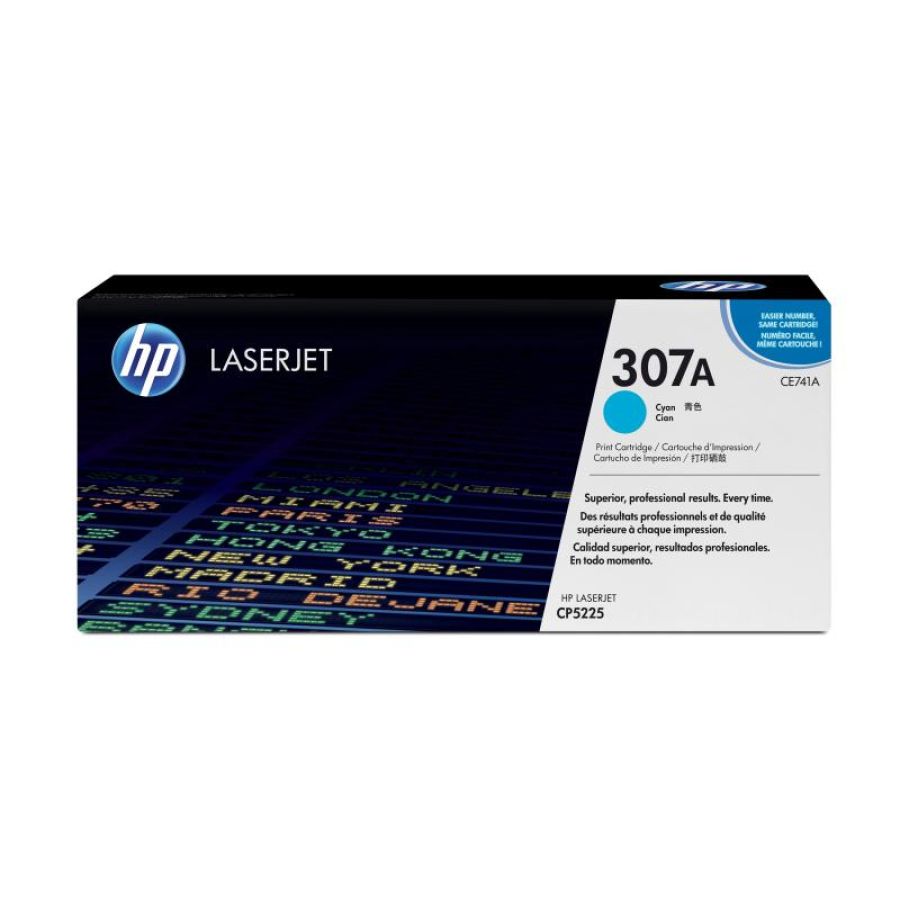 Hp cartuccia toner originale ciano laserjet 307a