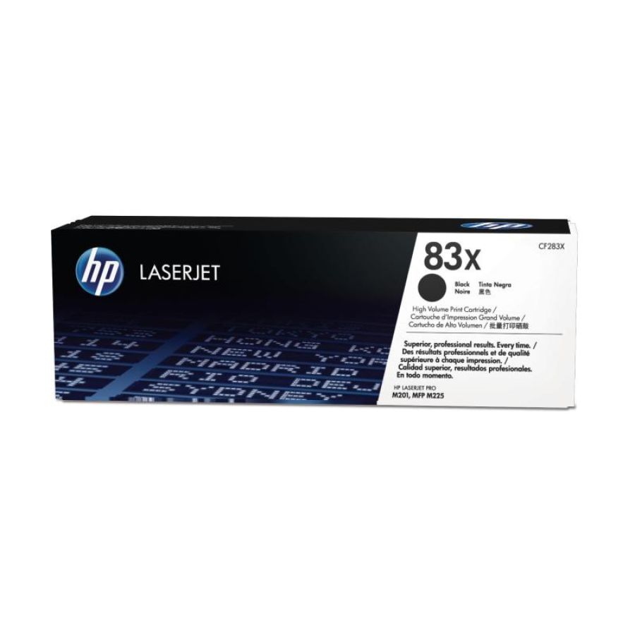 Hp cartuccia toner originale inchiostro nero ad alta capacità laserjet 83x