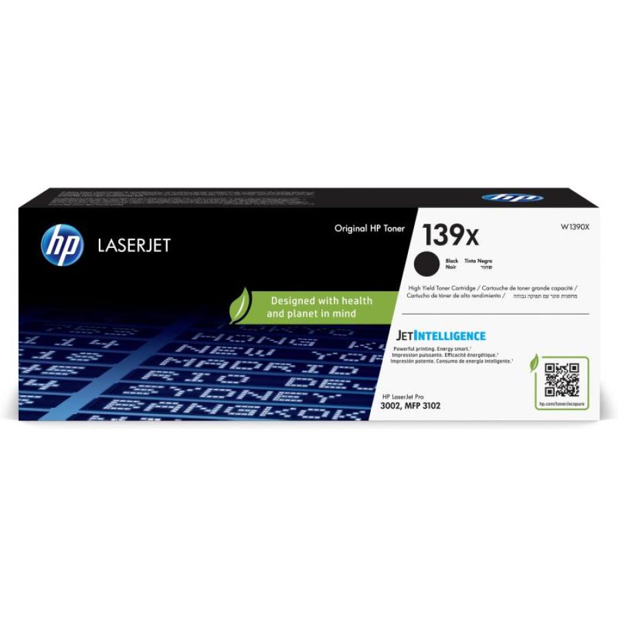 Hp laserjet cartuccia toner nero originale 139x ad alta capacità