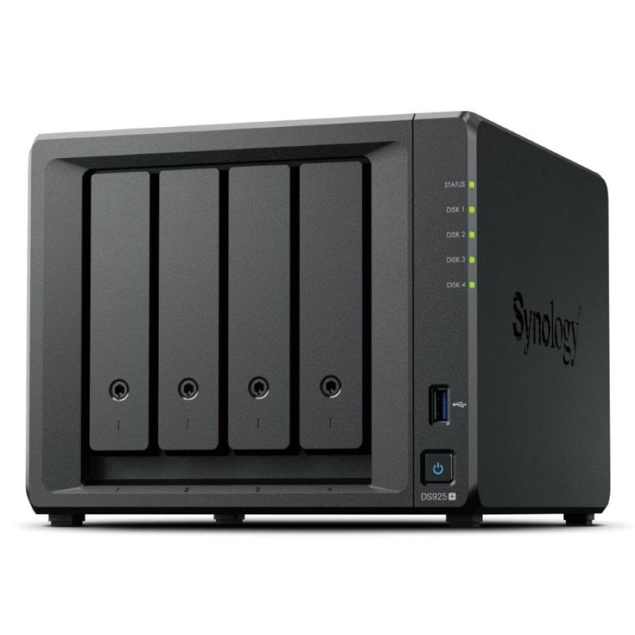Synology ds925+ nas 4-bay senza disco storage di rete professionale server dati