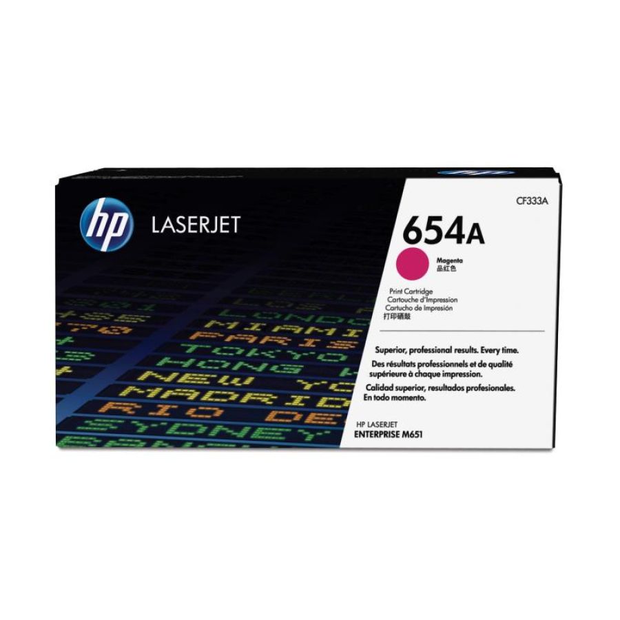 Hp cartuccia toner originale magenta laserjet 654a