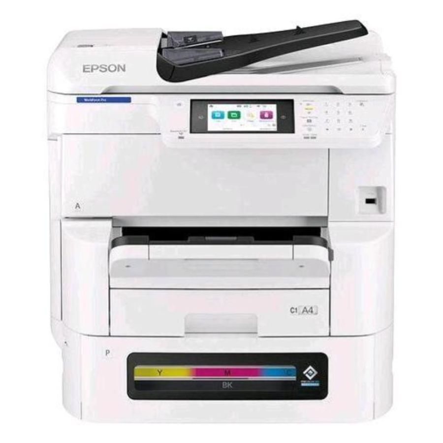Epson workforce pro em-c8100rdwf stampante multifunzione a colori ink-jet a3 wi-fi + gigabit lan scanner adf fax a colori 33,3 kbit/s usb 4800 x 1200 dpi