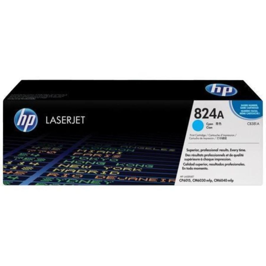 Hp toner ciano per lj color cp6015 21.000 pag