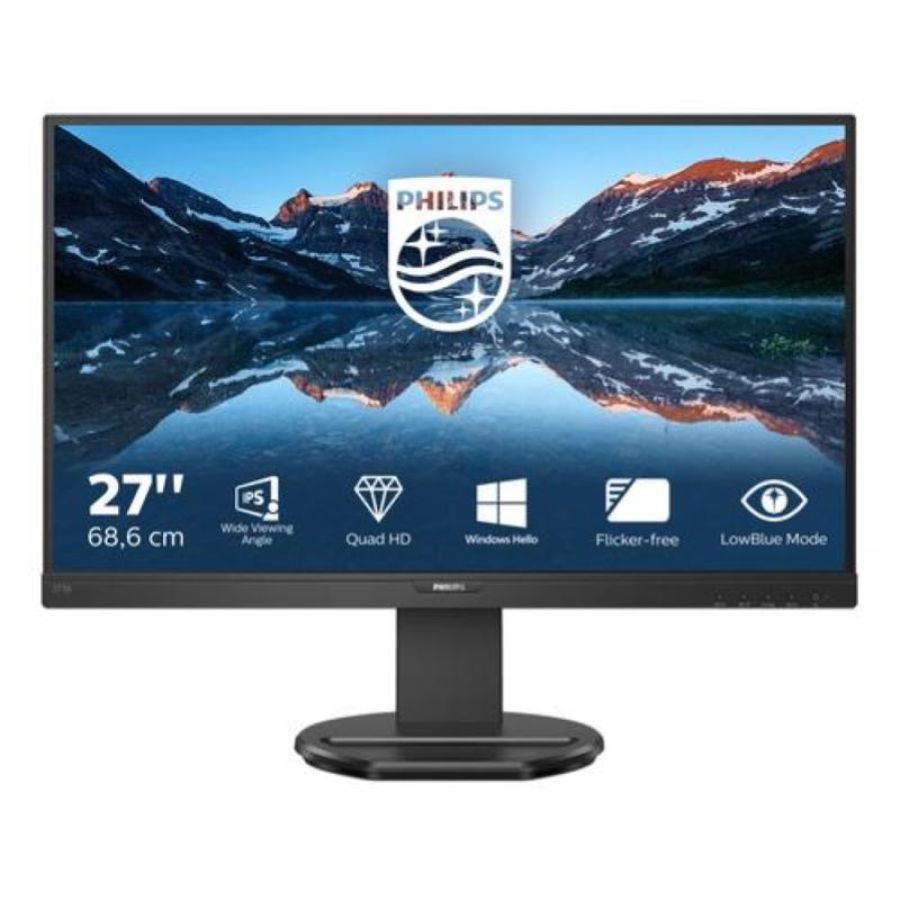 Philips monitor 27 led ips 16:9 2560 x 1440 350 cdm, usb-c, pivot, dp/hdmi, multimediale scatola aperta