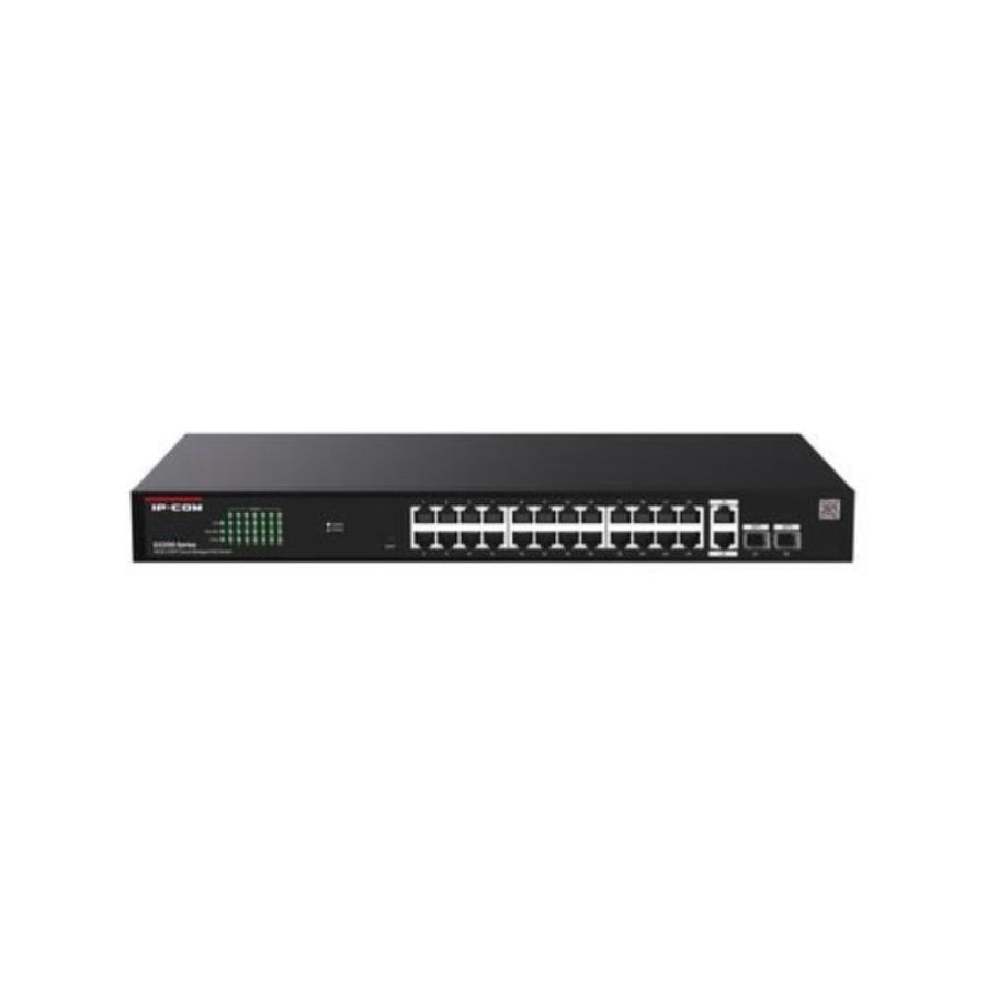 Ip-com switch poe managed l2, 28 port, 26 poe, 2 sfp