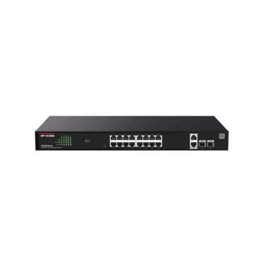 Ip-com switch poe managed l2, 20 port, 16 poe, 2 sfp