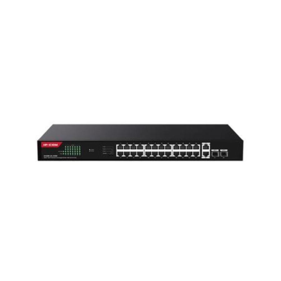 Ip-com switch poe unmanaged, 28 port, 24 poe