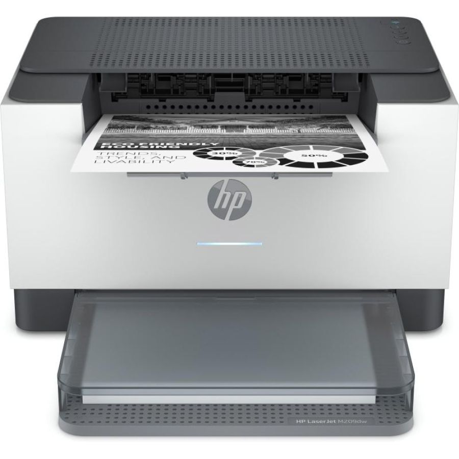 Hp stamp. laser a4 b/n laserjet lj m209dw, fronte/retro, 29ppm, usb/lan/wifi 6gw62f#b19