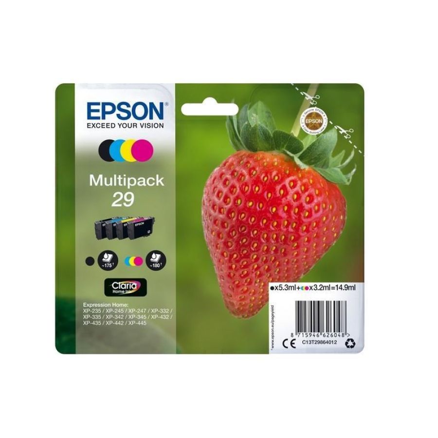 Epson cart. ink multicolor (b+c+m+y) serie fragola