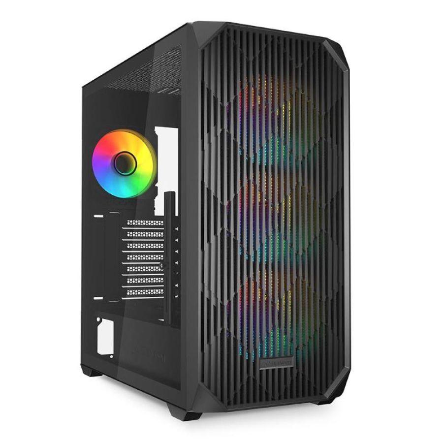 Sharkoon case ak3 rgb atx black