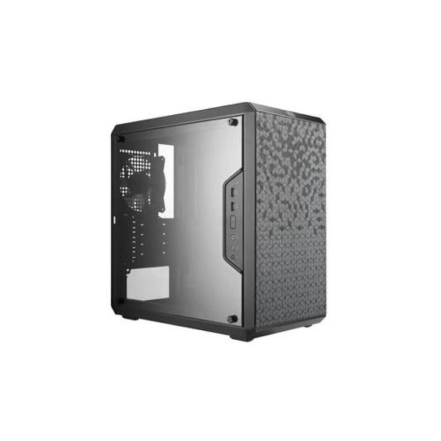 Cooler master case masterbox q300l mid tower microatx-mini itx, usb3x2, audio io, 1x 3.5/2x 2.5 bay, 1x 120mm rear fan