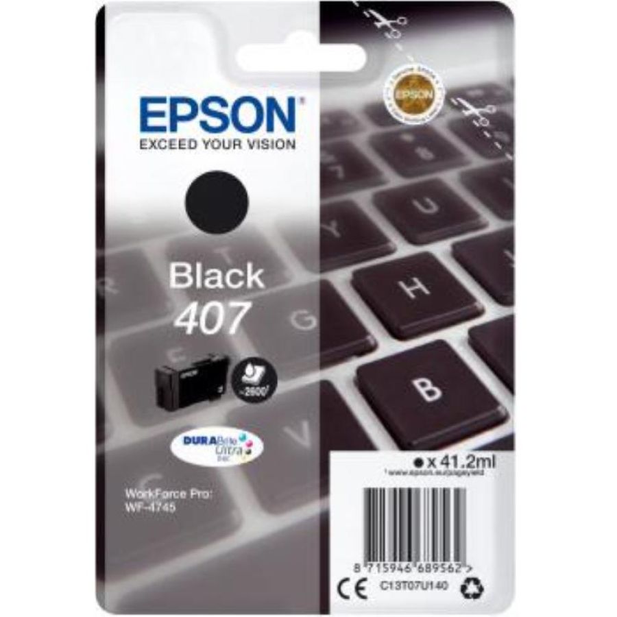 Epson cart. ink nero per wf-4545, 407 l