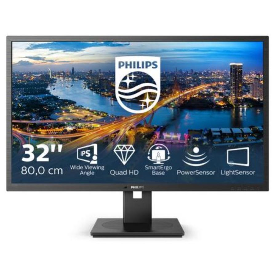 Philips monitor 32 led ips 16:9 2560x1440 4ms 250 cdm, dp/hdmi, pivot, multimediale