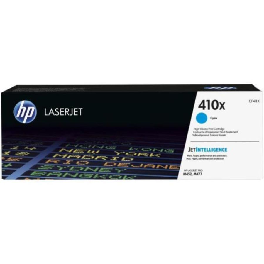 Hp toner ciano 5000pag per lj pro m452 m477, 410x