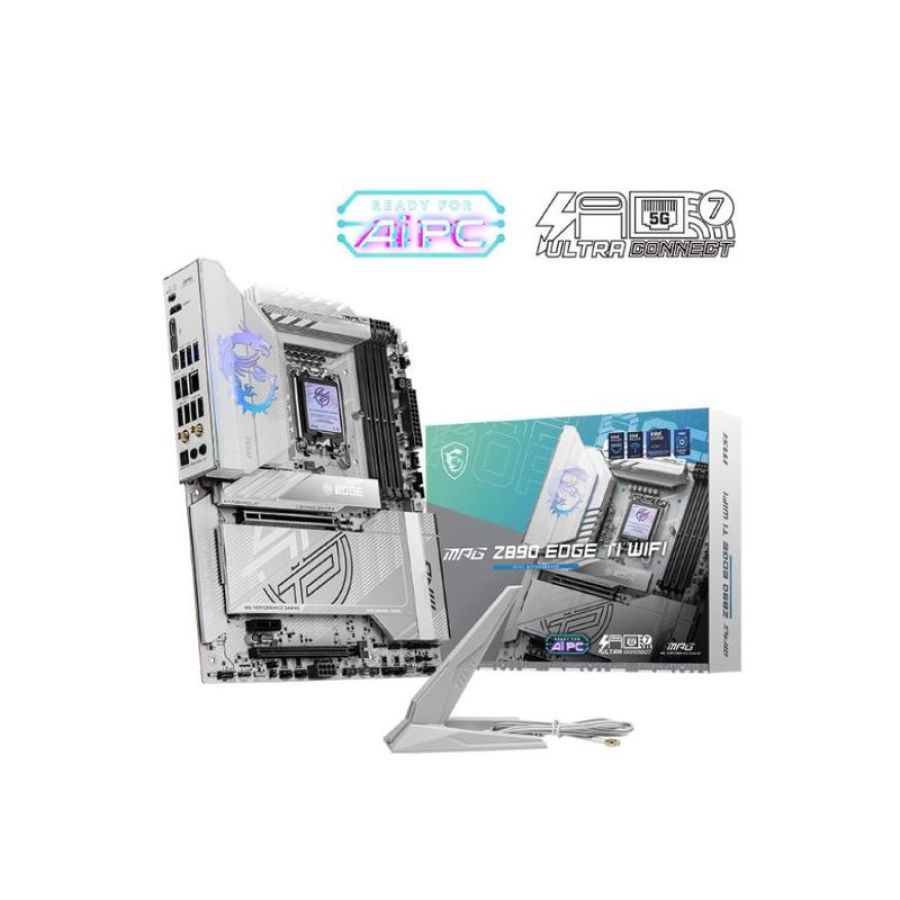 Msi mb mpg z890 edge ti gaming, wifi, std mpg z890 edge ti wifi,z890,lga1851,4ddr5,2pci-ex16,1pci-ex